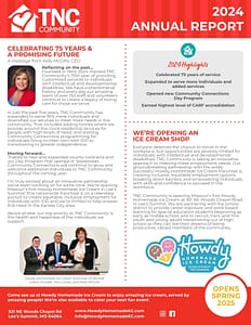 TNC Community 2024 Annual Report front cover page